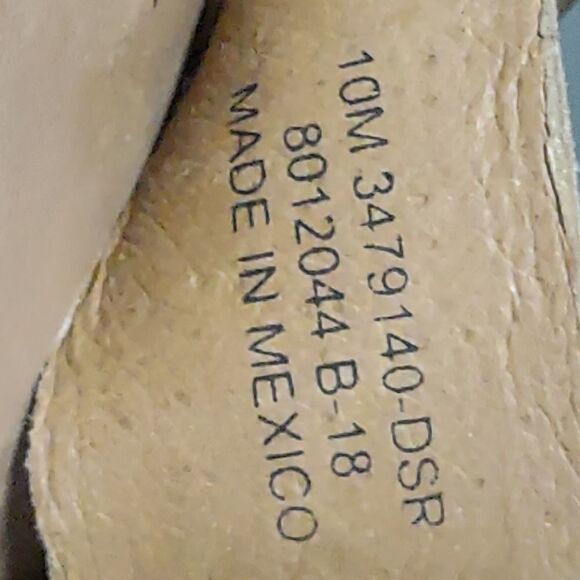 Frye Women's  Brown Ally Deco Crisscross Leather Sandal - Picture 4 of 4